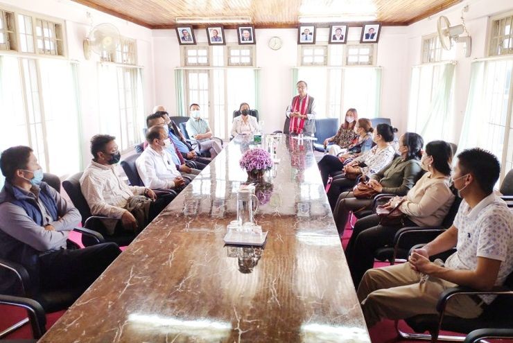 An MoU was inked between Land Resources department  Nagaland and Kohima Science College on April 21 at the Directorate of Land Resources. (DIPR Photo)